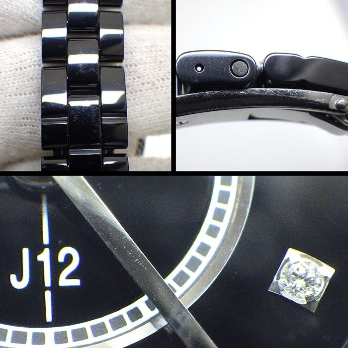 シャネル CHANEL 腕時計 J12 H2569 8ポイント ダイヤインデックス