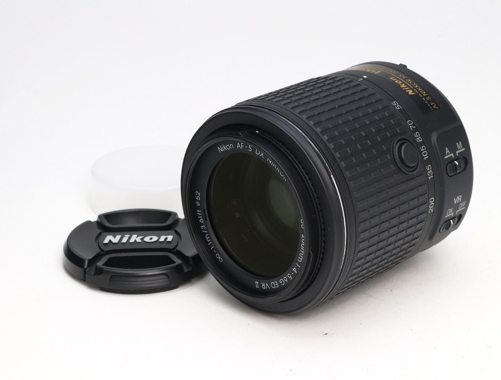 A (美品) Nikon ニコン AF-S DX NIKKOR 55-200mm F4-5.6 G ED VR II 初期不良返品対応 66-49