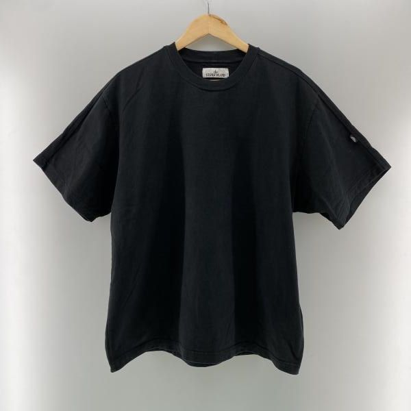 【中古】STONE ISLAND Heavy Cotton Jersey ブラック XL K1S156100019S0A50　ストーンアイランド[24]