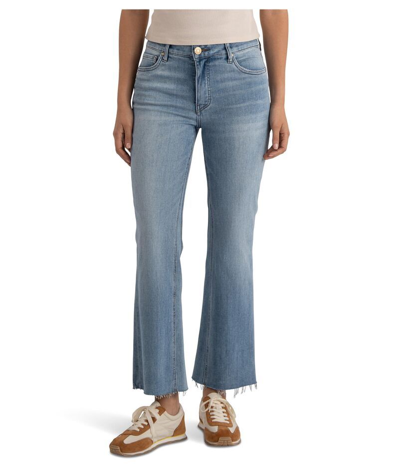 カットフロムザクロス レディース ボトムス デニムパンツ アンクル KUT from the Kloth Kelsey HighRise Fab Ankle FlareNset Leg Honest