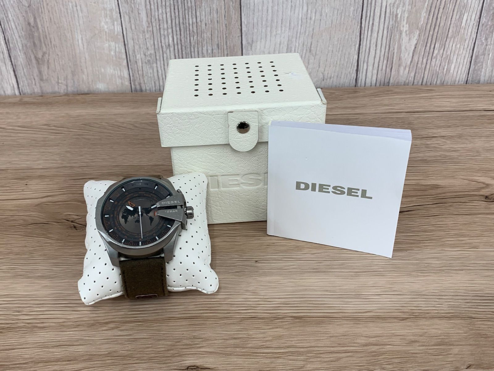 ディーゼル DIESEL クオーツ メンズ ワールドタイム 腕時計 DZ4307 ケース付き 平塚店　衣料品　F