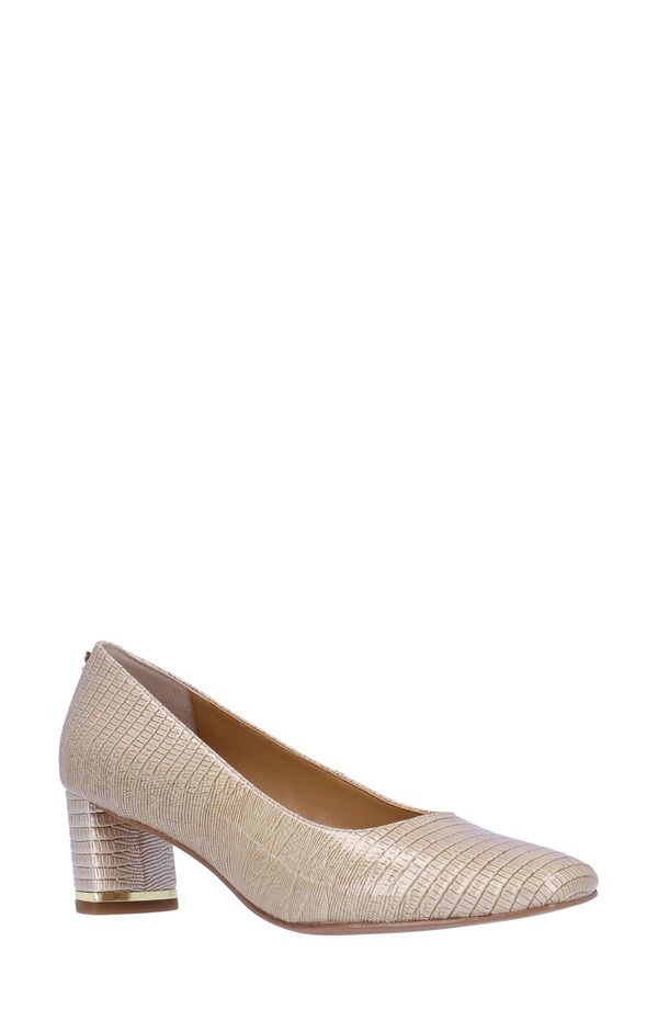 ジェイレニー レディース シューズ ヒール J Rene Olivienne Snakeskin Embossed Pumpearl パール