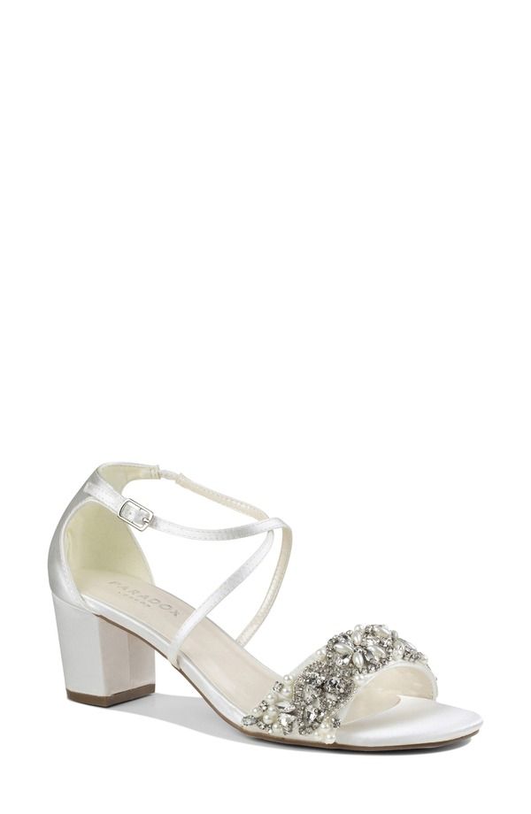 パラドックスロンドン レディース シューズ ヒール サンダル Paradox London Pink Evangeline Block Heel Sandal Ivory アイボリー