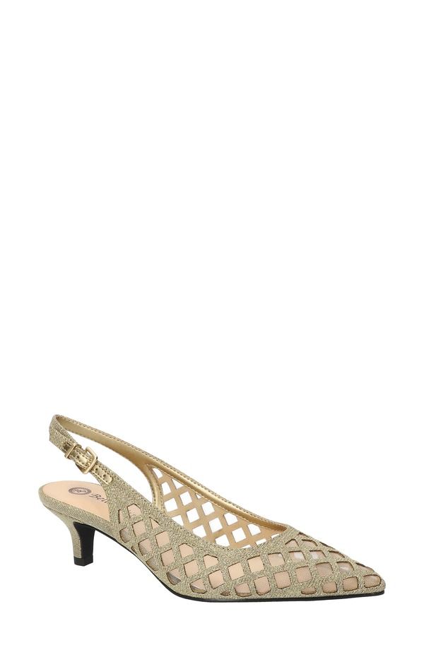 ベラヴィータ レディース シューズ ヒール Bella Vita Noel Slingback Pointed Toe Pump Gold Glitter ゴールド