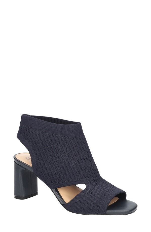 ベラヴィータ レディース シューズ ヒール サンダル ニット Bella Vita Mira Stretch Knit Sandal Navy Knit ネイビー