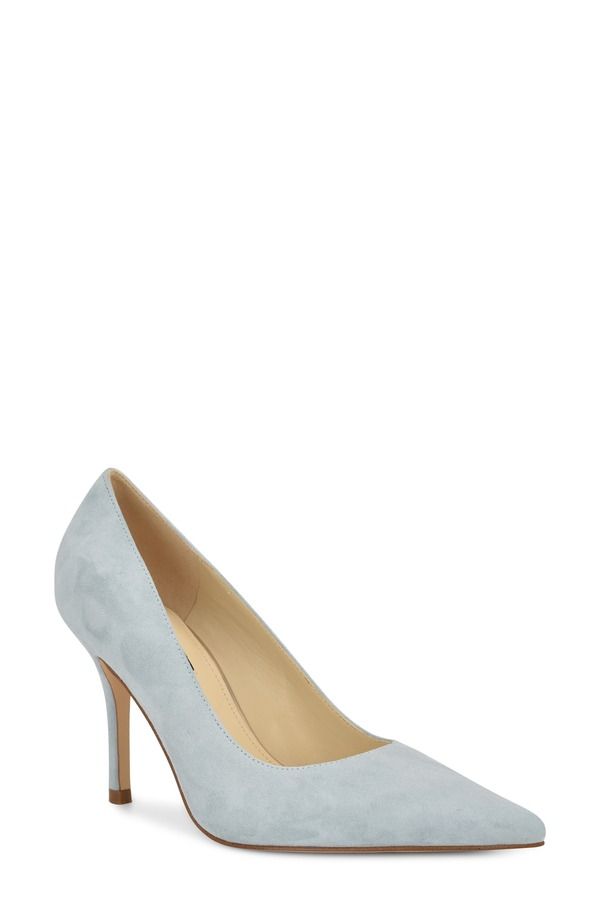 ナインウェスト レディース シューズ ヒール Nine West Gemmha Pointed Toe Pump Light Blue ブルー