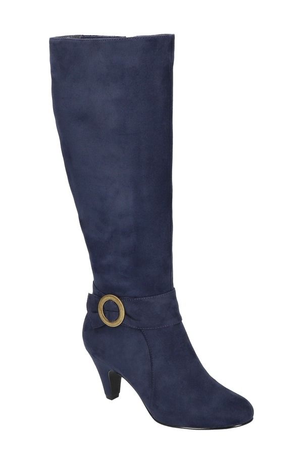 ベラヴィータ レディース シューズ ブーツ・レインブーツ Bella Vita Rima Knee High Boot Navy Suede ネイビー