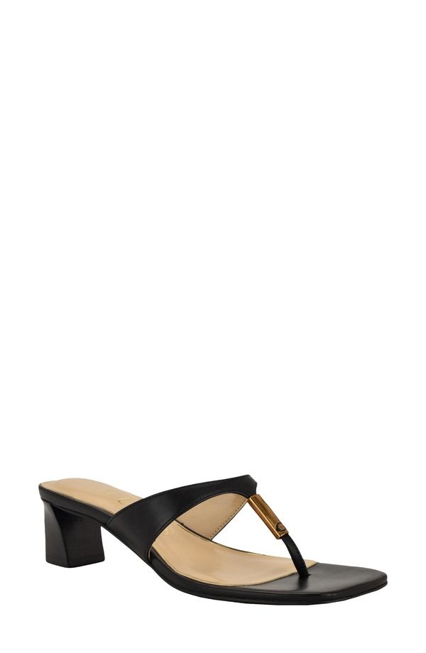ゲス レディース シューズ ヒール GUESS Yaiza Flip Flop Black ブラック