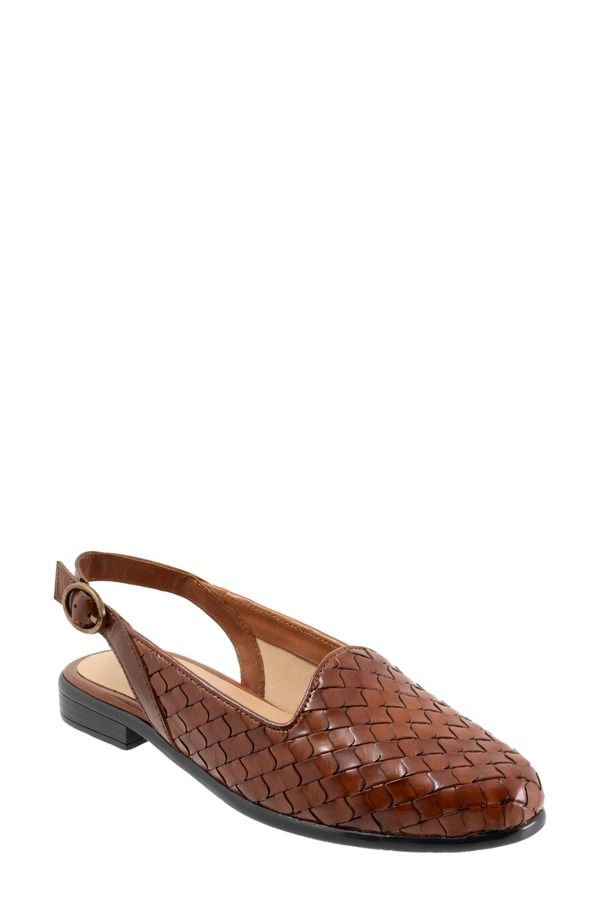 トロッターズ レディース シューズ パンプス Trotters Lea Slingback Flat Brown ブラウン