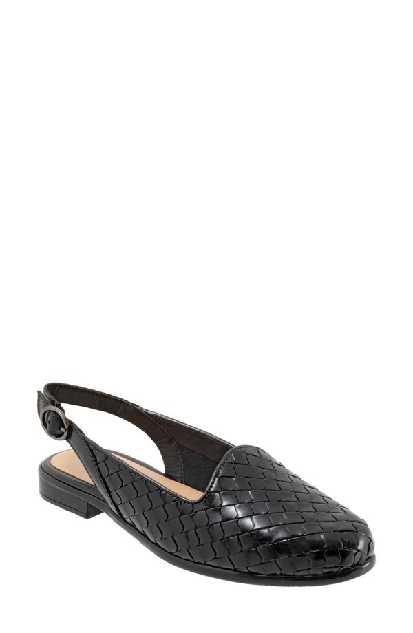トロッターズ レディース シューズ パンプス Trotters Lea Slingback Flat Black ブラック
