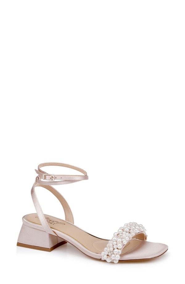 ジュウェルダグレイミシュカ レディース シューズ ヒール サンダル アンクル Jewel Badgley Mischka Payton Ankle Strap Sandal Champagne Sat