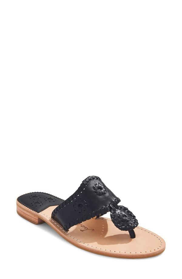 ジャックロジャース レディース シューズ サンダル Jack Rogers Jacks Flat Sandal Black Black ブラック