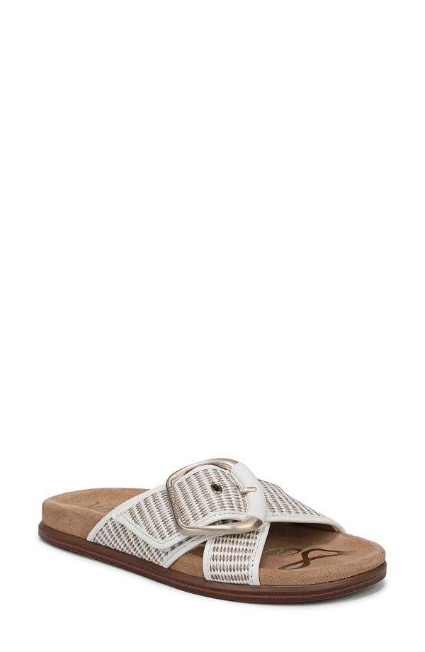 サムエデルマン レディース シューズ サンダル Sam Edelman Darla Slide Sandal Ivory Taupe アイボリー