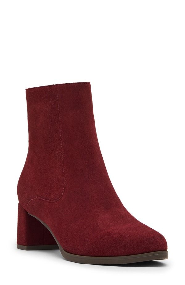 ブロンド レディース シューズ ブーツ・レインブーツ Blondo Hylia Waterproof Bootie Wine Suede ワイン