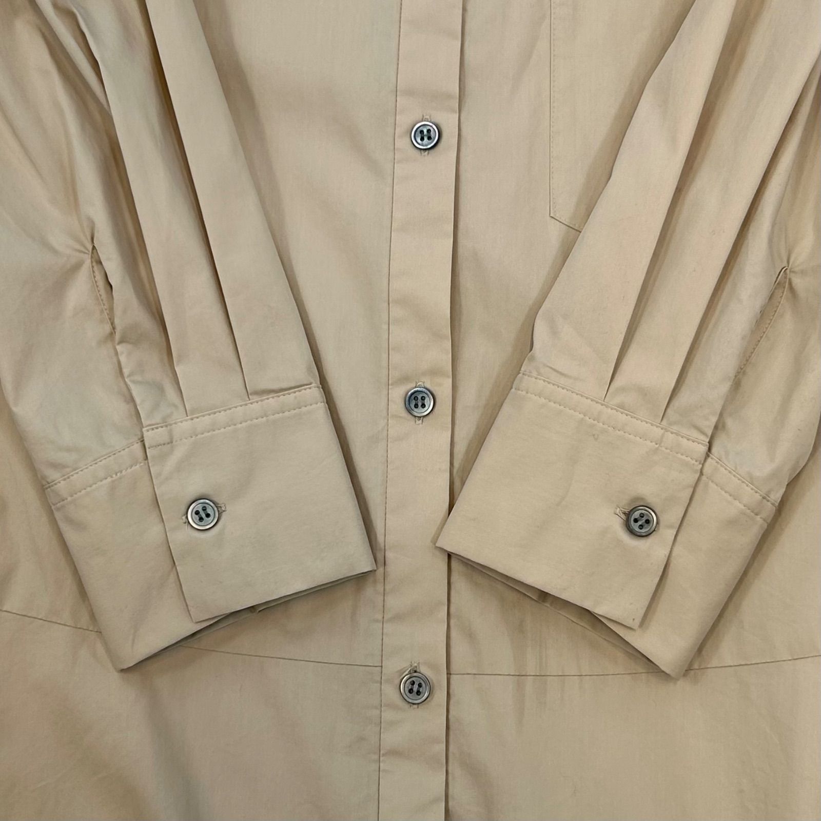 Theory luxe セオリーリュクス バンドカラーシャツワンピース ドレス