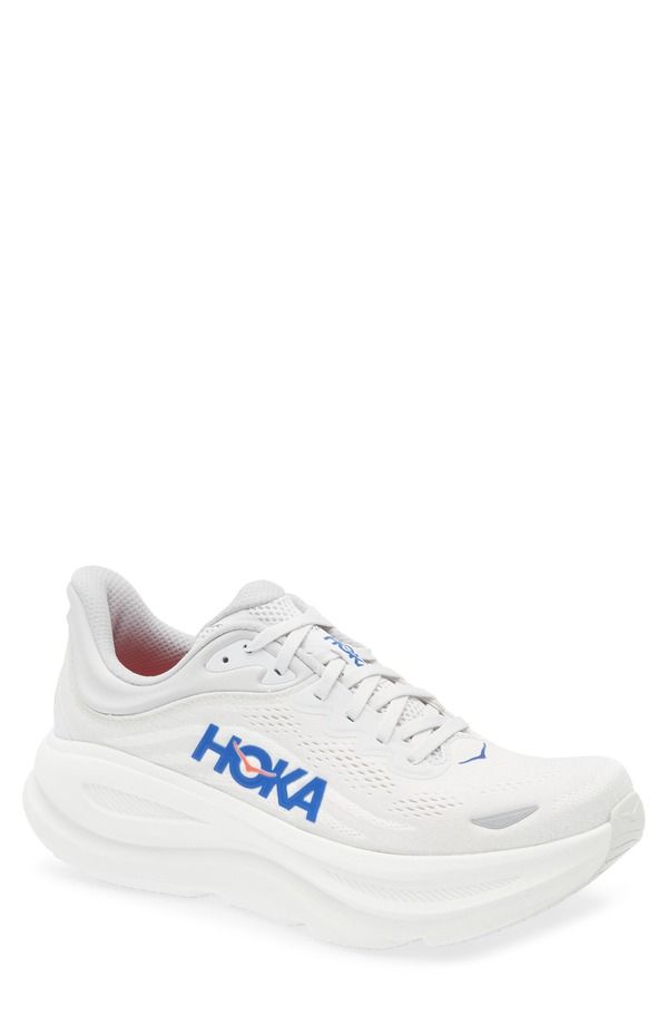 ホカオネオネ メンズ シューズ スニーカー HOKA Bondi 9 Running Shoe Cosmic Grey Ultramarine グレー