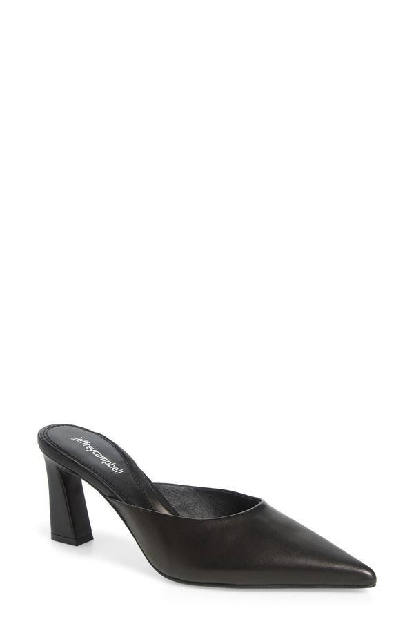 ジェフリー キャンベル レディース シューズ サンダル Jeffrey Campbell Unamused Pointed Toe Mule Black ブラック