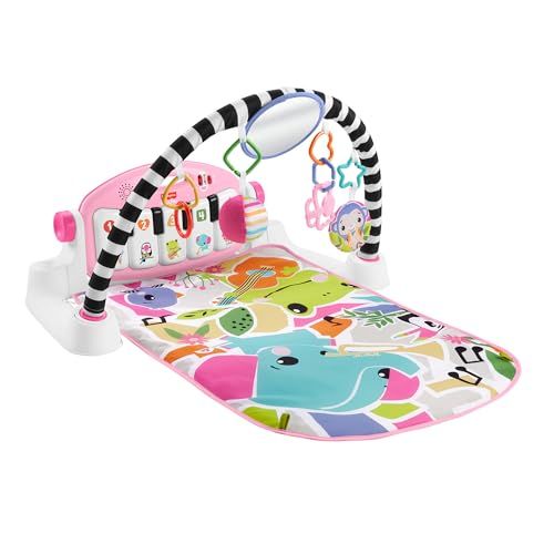 フィッシャープライス(fisher price) あんよでキック!感覚が育つ4WAYバイリンガル・ピアノジム ピンク 赤ちゃん・幼児おもちゃ 知育・学習玩具 室内遊具 ベビージム ・ プレイマット ・ 英語 ・ 外国語 0ヵ月から ピンク J 34cf603f