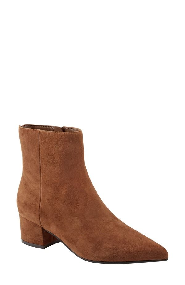 マーク・フィッシャー レディース シューズ ブーツ・レインブーツ Marc Fisher LTD Leonna Pointed Toe Bootie Medium Brown ブラウン