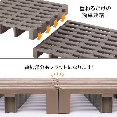 Belca 日本製 すのこベット ジョイントふとんすのこ 8枚入り 幅51.7×奥行51.6×高さ7.1cm エコブラウン 耐荷重 120kg シングルサイズ 湿気防止 組み合わせ自由 JS-BR8mt abf86e8e Belca 日本製 すのこベット ジョイントふとんすのこ 8枚入り 幅51.7×奥行51.6×高さ7.1cm エコブラウン 耐荷重 120kg シングルサイズ 湿気防止 組み合わせ自由 JS-BR8mt abf86e8e