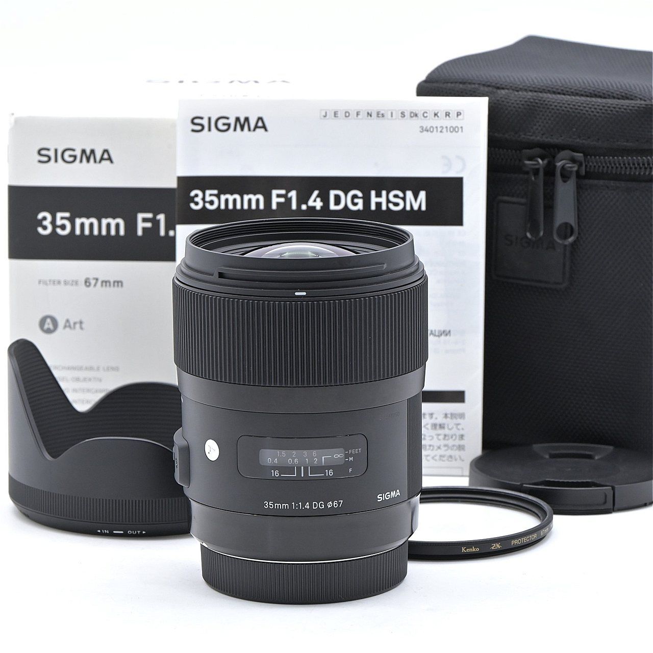 SIGMA シグマ 35mm 1.4 DG HSM Art Canon EFマウント 交換レンズ【中古】
