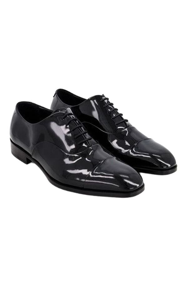 アンソニー ヴィア メンズ シューズ オックスフォード キャップ Anthony Veer Genoa Cap Toe Oxford Onyx Shine Black Leather ブラック