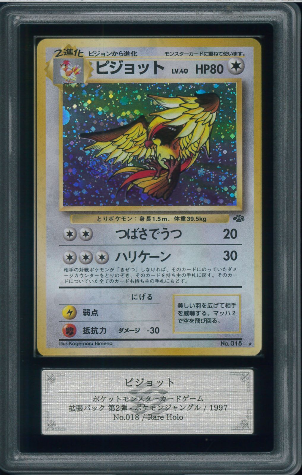 ARS10 ピジョット Pidgeot レアホロ Rare Holo 拡張パック第2弾