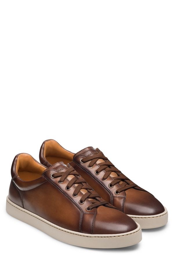 マグナーニ メンズ シューズ スニーカー Magnanni Cote Low Top Sneaker Brown ブラウン