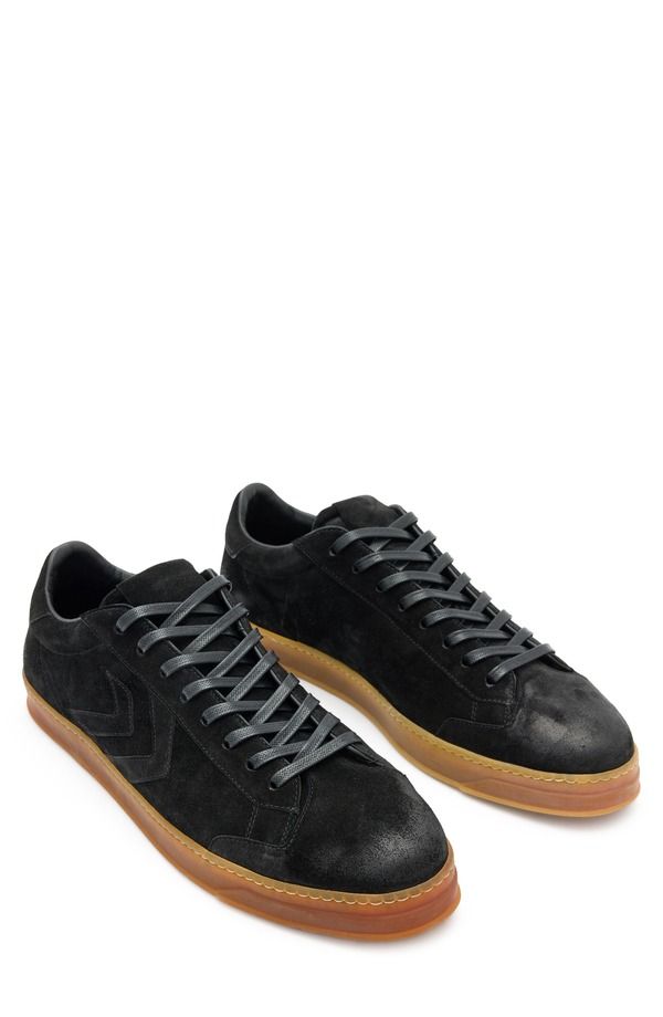 ジョンバルベイトス メンズ シューズ スニーカー John Varvatos 315 Street Low Top Sneaker Mineral Black ブラック