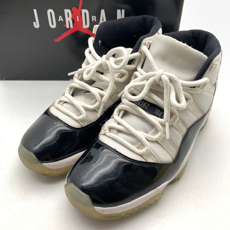 【中古品】 NIKE ナイキ 378037-100 AIR JORDAN 11 RETRO CONCORD エアジョーダン 11 レトロ スニーカー 靴 【160-260618-mh-27-fuzh】