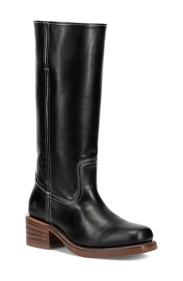 フライ レディース シューズ ブーツ・レインブーツ Frye Campus 14L Boot Jet Black ブラック