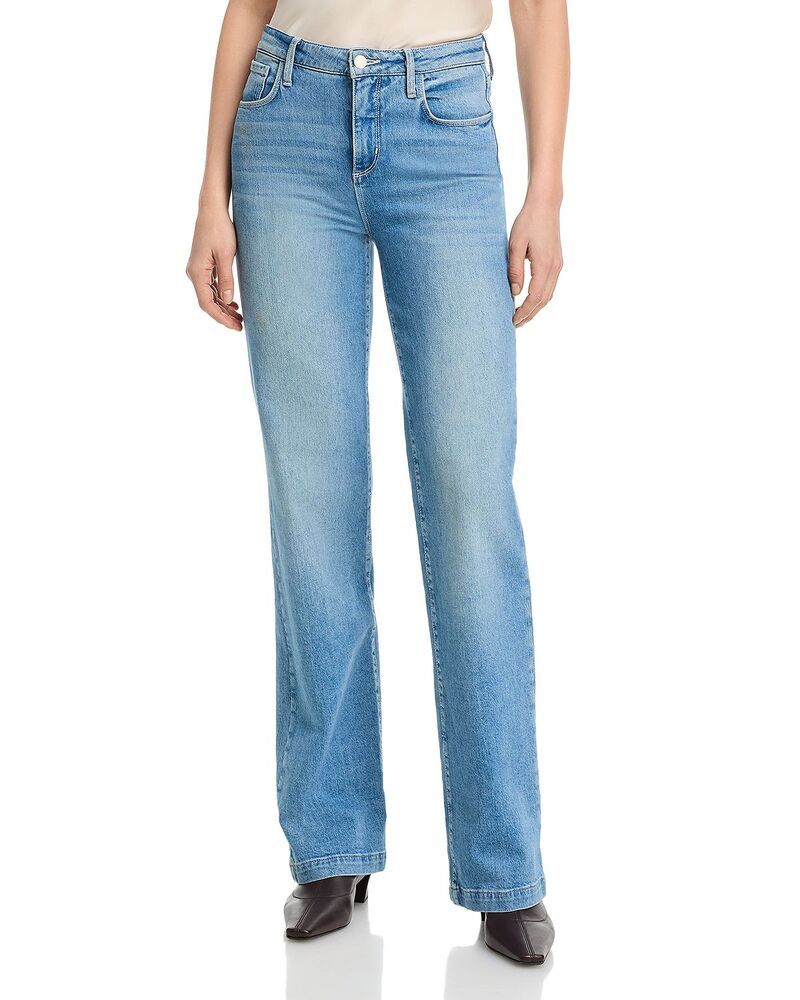 ラジャンス レディース ボトムス デニムパンツ ワイドレッグ ジーンズ LAGENCE Clayton High Rise Wide Leg Jeans in Calabasas