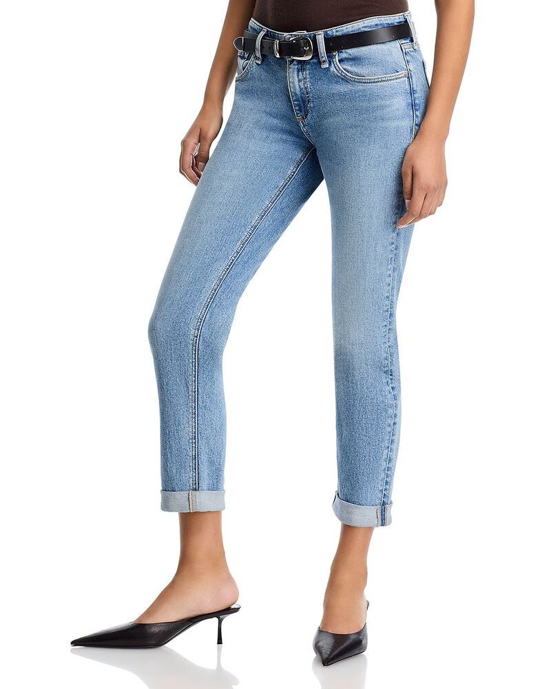 ラグアンドボーン レディース ボトムス デニムパンツ ローライズ ジーンズ rag bone Dre Low Rise Slim Boyfriend Jeans Redwood