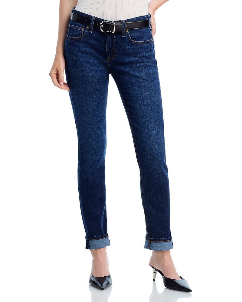 ラグアンドボーン レディース ボトムス デニムパンツ ローライズ ジーンズ rag bone Dre Low Rise Slim Boyfriend Jeans Alba