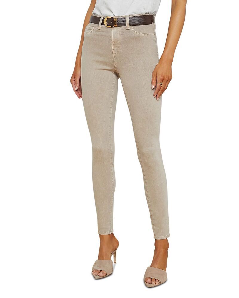 ラジャンス レディース ボトムス デニムパンツ ジーンズ LAGENCE Marguerite Mid Rise Skinny Jeans in Biscuit