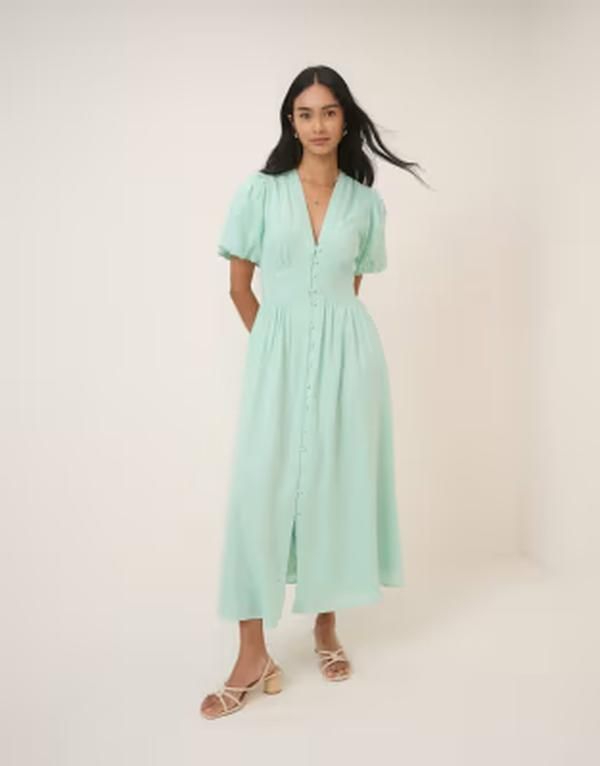 ノーバディーズ チャイルド レディース トップス ワンピース ミディ Nobodys Child Starlight midi dress in mint ミント