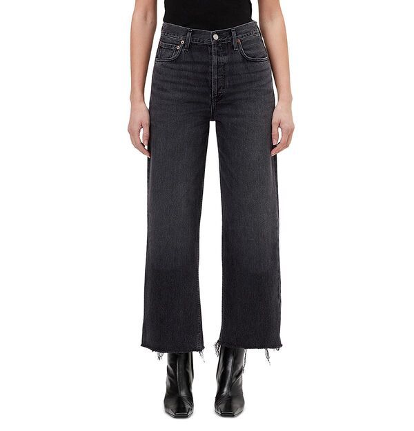 アゴルド レディース ボトムス デニムパンツ ワイドレッグ ジーンズ AGOLDE Ren High Rise Wide Leg Jeans in Arcane
