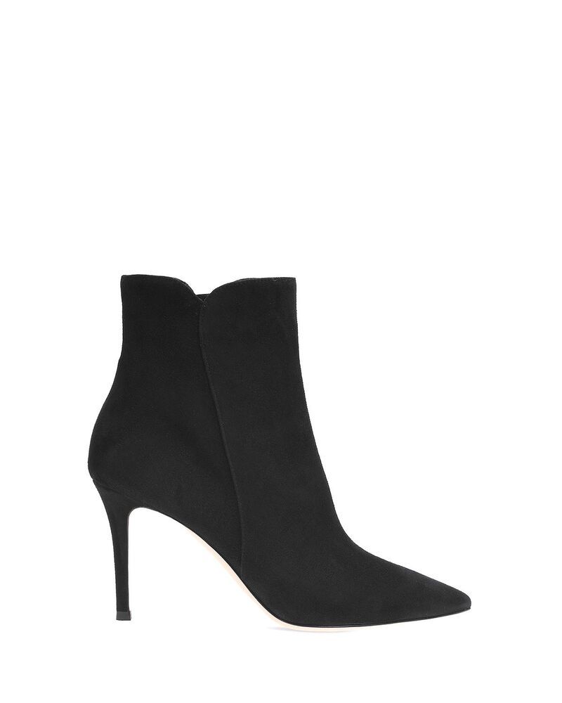 ジャンヴィト ロッシ レディース シューズ ブーツ・レインブーツ Gianvito Rossi Womens Levy 85 Booties Black Suede ブラック