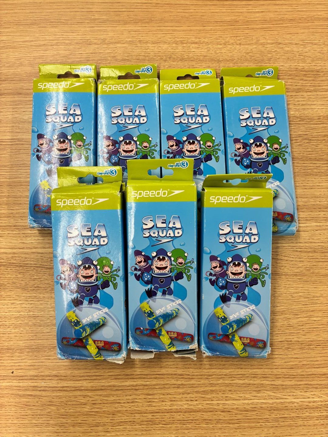 キッズ用 シースクワッド ダイブスティック 3本入り　水泳 水遊び　7個セット