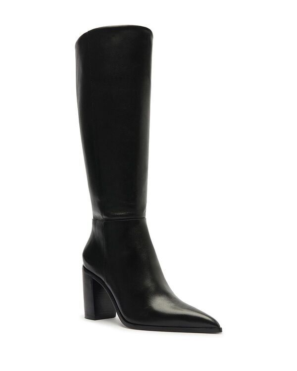 シュッツ レディース シューズ ブーツ・レインブーツ ヒール SCHUTZ Womens Mikki Up Block Heel Boots Black ブラック