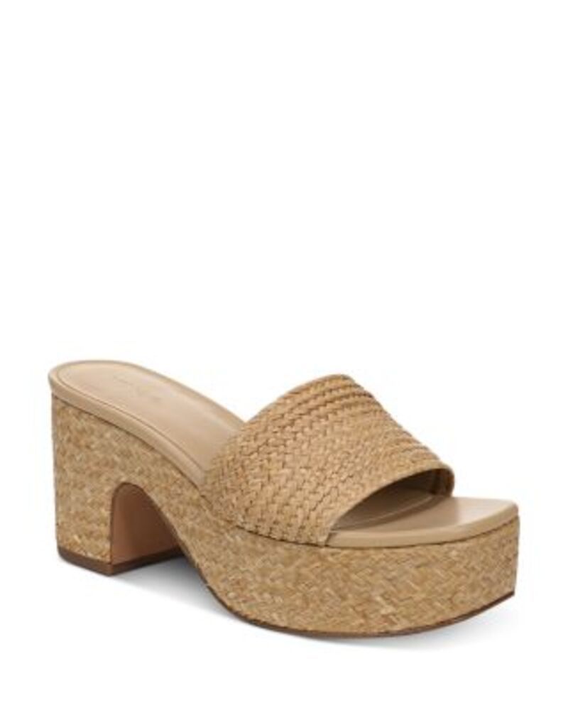 ヴィンス レディース シューズ サンダル プラットフォーム Vince Womens Clarita Platform Sandals Dark Wheat