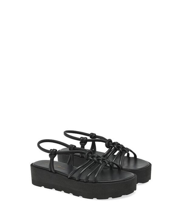 ジャンヴィト ロッシ レディース シューズ サンダル Gianvito Rossi Womens Hebe Sandals Black Leather ブラック