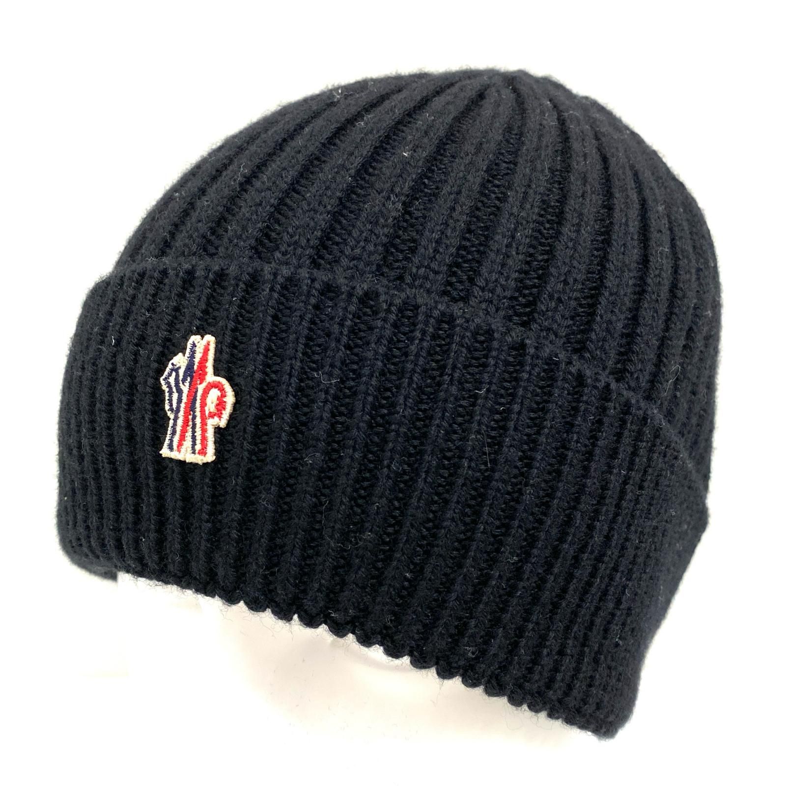 【加古川店】 中古 MONCLER | モンクレール ニットキャップ BERRETTO TRICOT J20973B00010 Grenoble ブラック 【118】