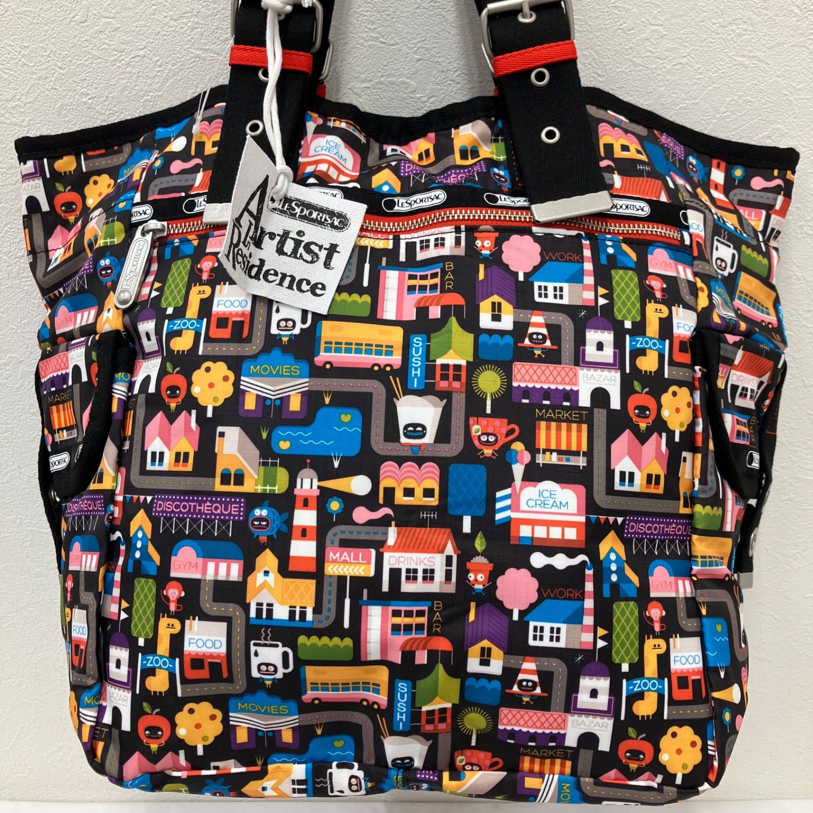 5150 LeSportsac レスポートサック トートバッグ 大容量 アーティスト 