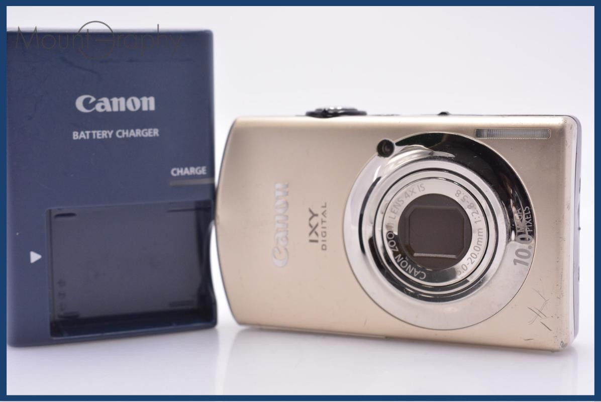 【動作保証】 キヤノン Canon IXY DIGITAL 920 IS 4x 充電器付属（バッテリーは付属しません） 同梱無料 #am7843
