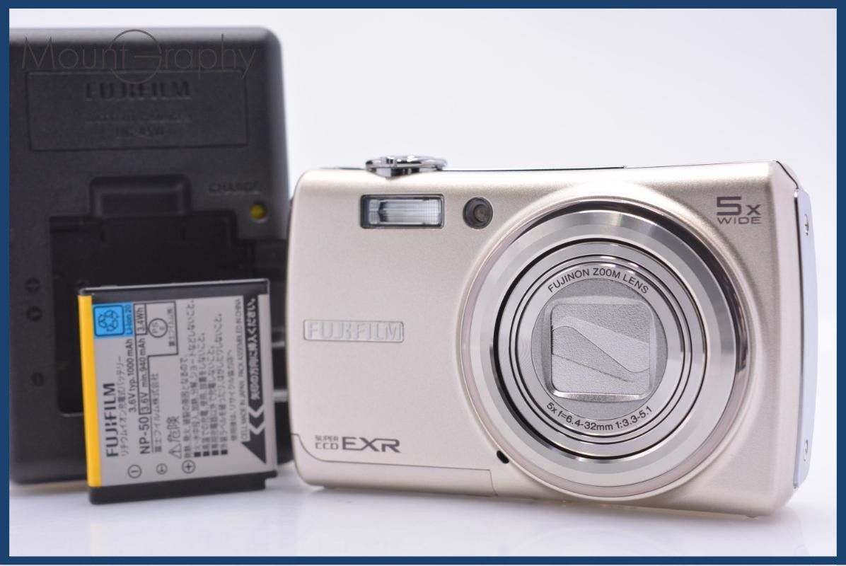 【動作保証】 富士フイルム FUJIFILM FinePix F200EXR 5x バッテリー、充電器付属 同梱無料 #am7852