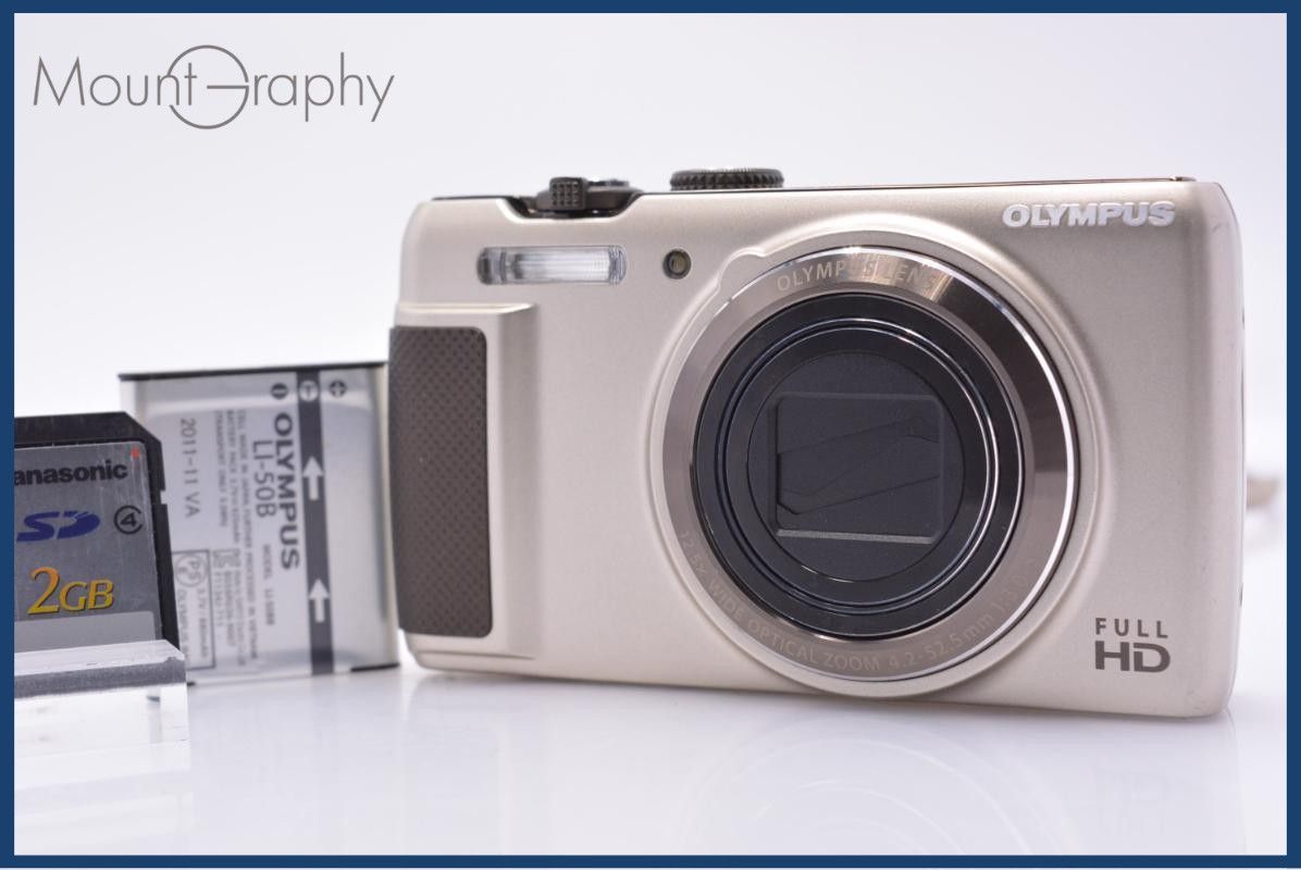 【動作保証】 オリンパス OLYMPUS SH-21 12.5x バッテリー、メモリカード付 同梱無料 #am7858
