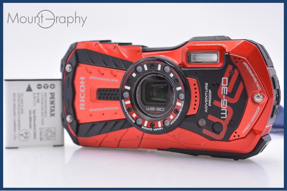 リコー RICOH WG-30 バッテリー付属 同梱無料 #am7886