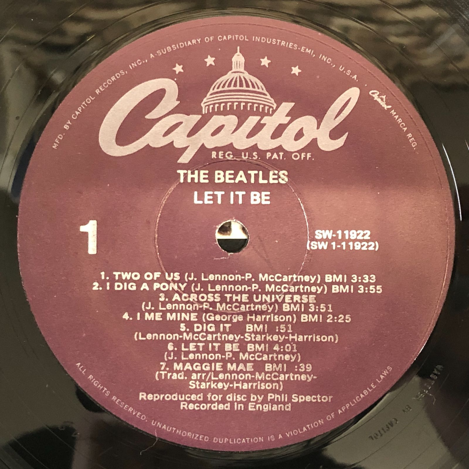 ◇[N]LP 2枚セット THE BEATLES/REVOLVER SW 2576・LET IT BE SW-11922