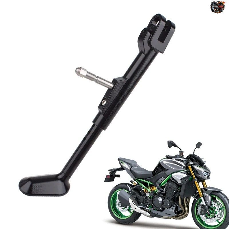 カワサキ Z900 Z-900 2025-2026 用モーターサイクルパーキングラックサポートフット調整式キックスタンドサイドスタンドホルダーアクセサリ